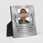 写真パーソナライズされた、感謝の賜物、 フォトプラーク (正面)