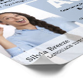 写真パーソナライズされた・手話講座 ポスター (角)