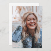 写真パーソナライズされた 招待状 (正面/裏面)