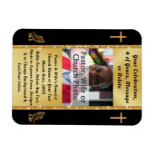 写真パーソナライズされた、教会の好意、教会の磁石 マグネット (横)