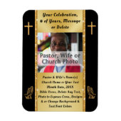 写真パーソナライズされた、教会の好意、教会の磁石 マグネット (縦)