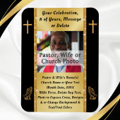 写真パーソナライズされた、教会の好意、教会の磁石 マグネット