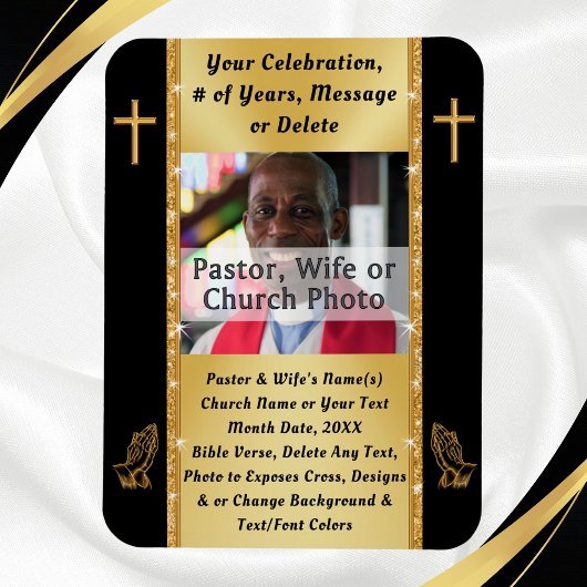 写真パーソナライズされた、教会の好意、教会の磁石 マグネット