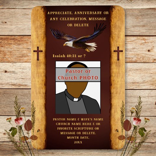 写真パーソナライズされた、教会の磁石。教会の好意で マグネット