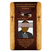 写真パーソナライズされた、教会の磁石。教会の好意で マグネット (縦)