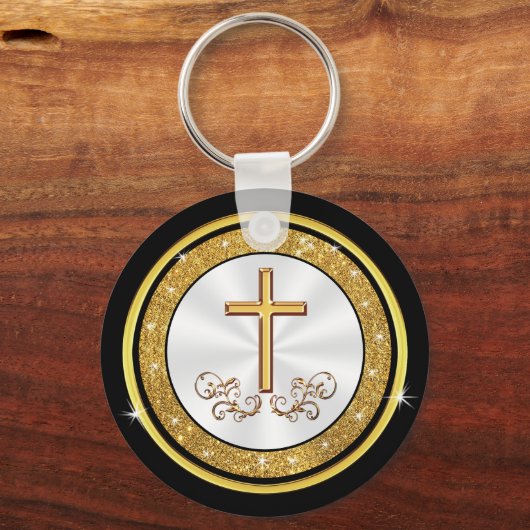 写真パーソナライズされた、教会の記念日のお土産、 キーホルダー (裏面)