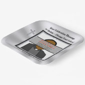 写真パーソナライズされた、教会、クリスチャン ペーパープレート (傾斜あり)