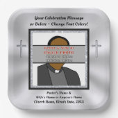 写真パーソナライズされた、教会、クリスチャン ペーパープレート (正面)