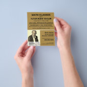 写真パーソナライズされた、数学クラス広告ズ チラシ (手)