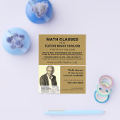 写真パーソナライズされた、数学クラス広告ズ チラシ (シングル)