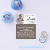 写真パーソナライズされた、整形外科医/手術 チラシ (シングル)