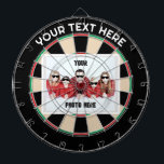 写真パーソナライズされた/文字伝統的 ダーツボード<br><div class="desc">おもしろい伝統的スタイルのダーツボードパターンで、カスタマイズ可能な文字と写真の交換。壁素晴らしアートやおもしろいゲームとして。イメージやもし名前などを追加するための完全にカスタマイズ可能。楽しむ!</div>