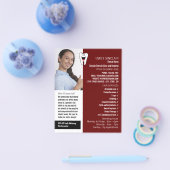 写真パーソナライズされた、歯科、歯科広告医 チラシ (シングル)