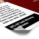 写真パーソナライズされた、歯科、歯科広告医 ポスター (角)