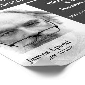 写真パーソナライズされた・歴史コース広告 ポスター (角)