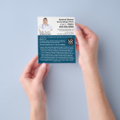 写真パーソナライズされた、皮膚科医の皮膚科 チラシ (手)