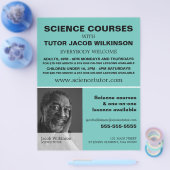 写真パーソナライズされた、科学コース広告 チラシ (シングル)