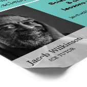 写真パーソナライズされた、科学コース広告 ポスター (角)