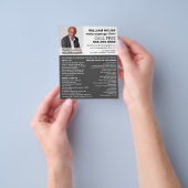 写真パーソナライズされた、耳鼻科医 チラシ (手)