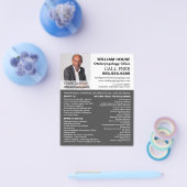写真パーソナライズされた、耳鼻科医 チラシ (シングル)