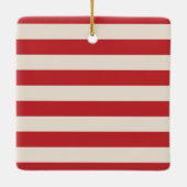 写真パーソナライズされた、非常にクリスマス結婚した セラミックオーナメント (裏面)