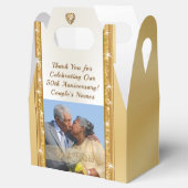 写真パーソナライズされた、50周年記念お願い、箱 フェイバーボックス (オープン)