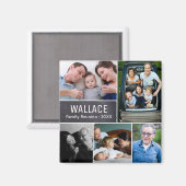 写真パーソナライズされた、Chalkboard、ファミリー懇親会 マグネット (正面/裏面)