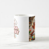 写真パーソナライズされた"Mama Bunny" Easter コーヒーマグカップ (中央)