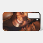 写真パーソナライズされた SAMSUNG GALAXYケース (裏面横)