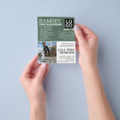 写真パーソナライズされた- Tree Surgery - Arborist チラシ (手)