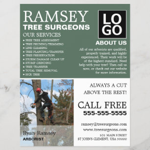 写真パーソナライズされた- Tree Surgery - Arborist チラシ