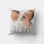 写真パーソナライズされたAbuelo クッション (裏面)