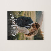 写真パーソナライズされたFirst Valentineモダン's day ジグソーパズル (横)