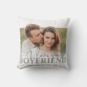 写真パーソナライズされたI Love You クッション (正面)