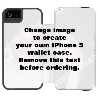 写真パーソナライズされたiPhone 5ウォレットケース。 iPhone SE/5/5sウォレットケース