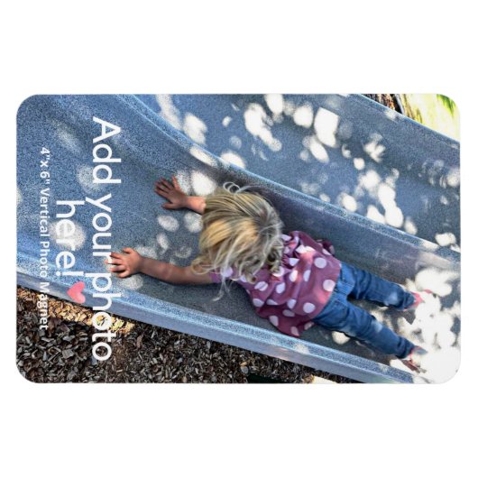 「写真パーソナライズされたIt」フォトマグネット マグネット (横)