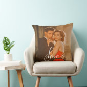 写真パーソナライズされたLOVE Keepsake クッション (椅子)