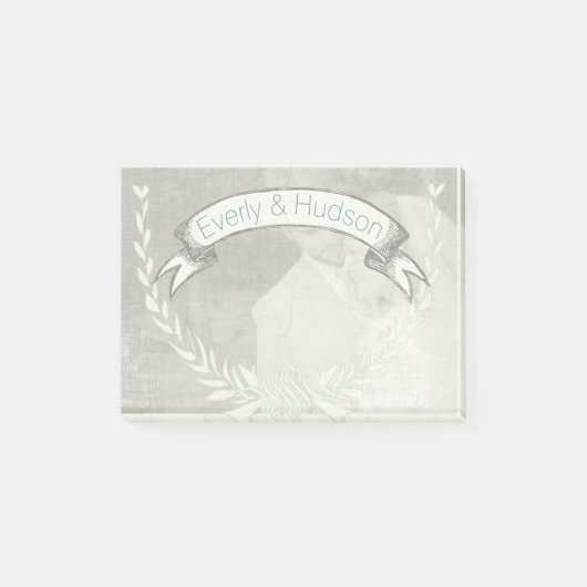 写真パーソナライズされたMongram Post-it®ノート ポストイット (正面)