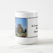 写真パーソナライズされたOhrid，マケドニア コーヒーマグカップ (中央)