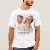 写真パーソナライズされたPOPPOP Faters Day Tシャツ (正面)