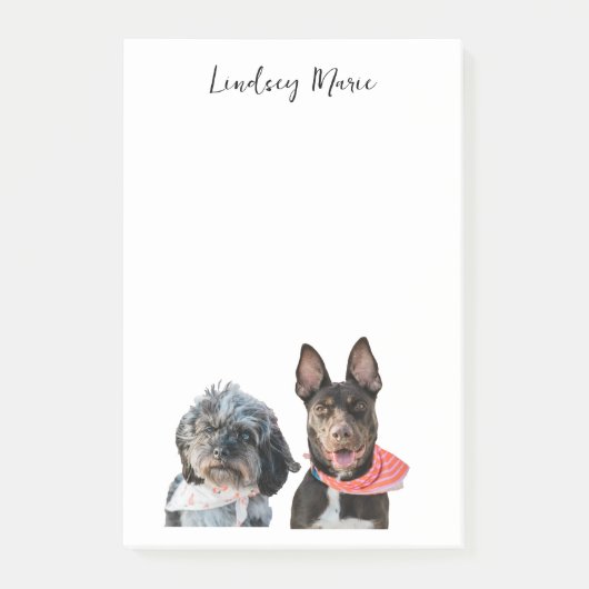 写真パーソナライズされたPOST-ITノート ポストイット (正面)