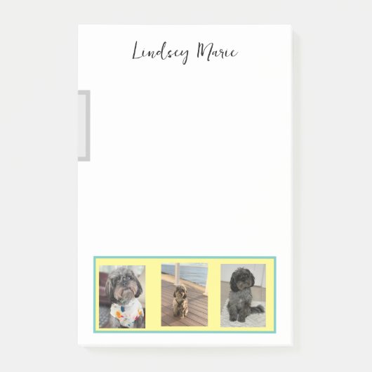 写真パーソナライズされたPOST-ITノート ポストイット (正面)