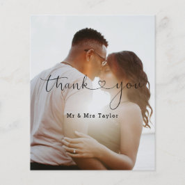 写真パーソナライズされたThank You Overlay