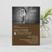 写真パーフェクトリハーサルディナー/シャワー招待状 招待状 (スタンド正面)