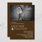 写真パーフェクトリハーサルディナー/シャワー招待状 招待状 (正面/裏面)