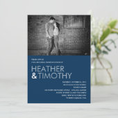 写真パーフェクトリハーサルディナー/シャワー招待状 招待状 (スタンド正面)