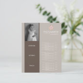 写真ビジネスあなたのロゴメニュ自然ー (スタンド正面)