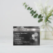 写真ビジネスカード大プリント宇宙 名刺 (スタンド正面)