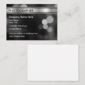 写真ビジネスカード大プリント宇宙 名刺 (正面/裏面)