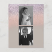 写真ビジネスグラデーショングリッターロゴ・メニュー (裏面)